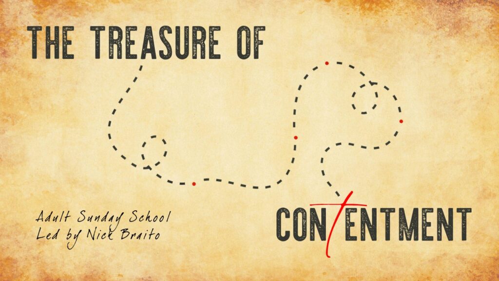 Contentment is not Complacency
