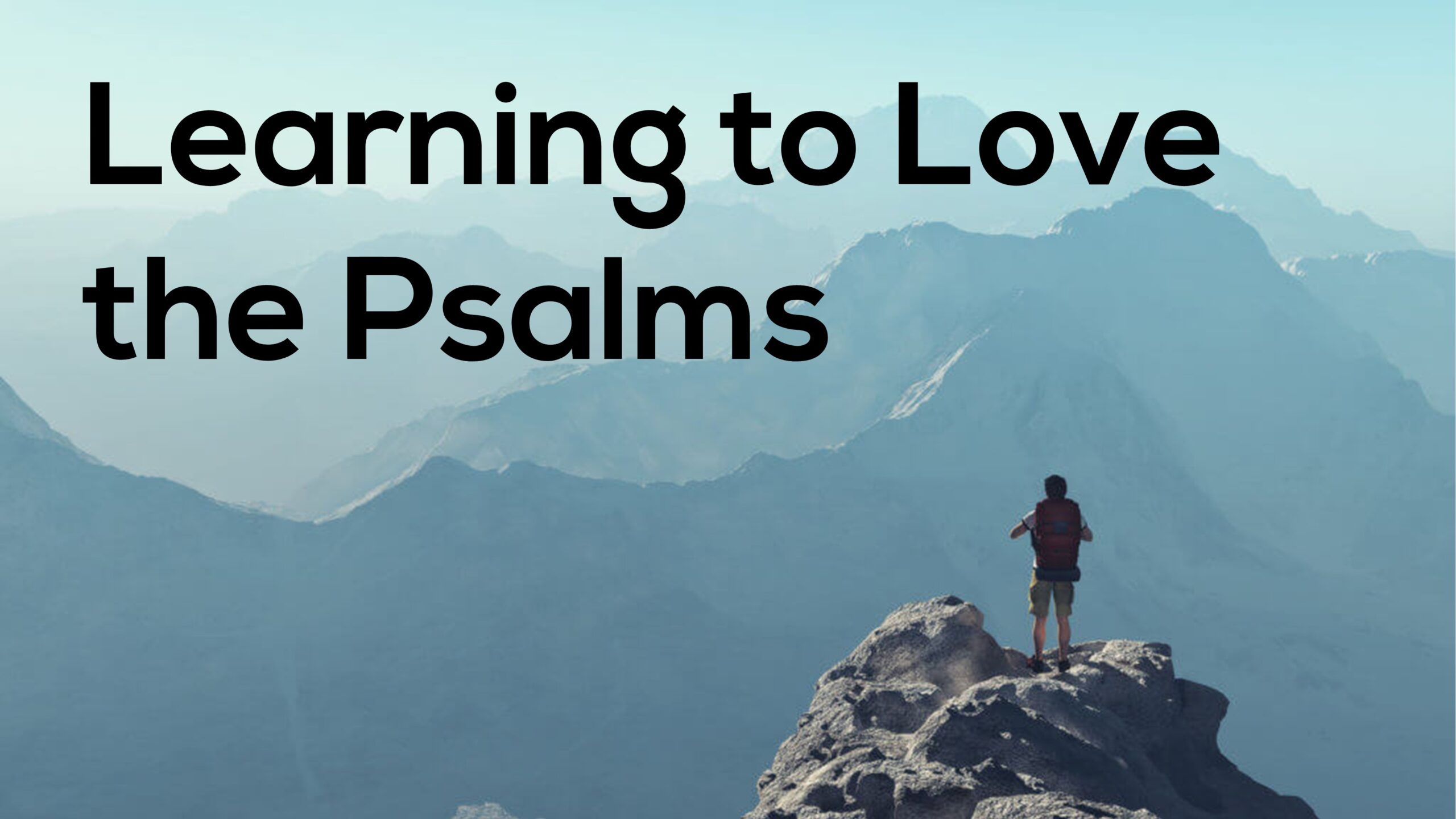 Learning to Love the Psalms: Week 5