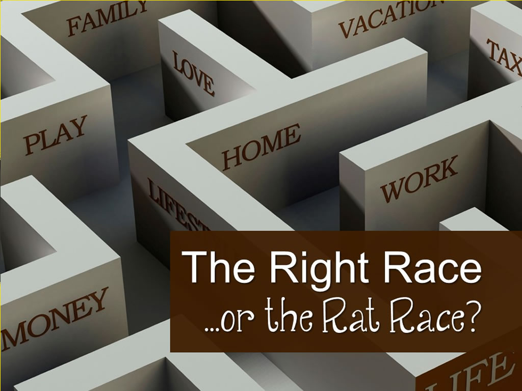 The Right Race or the Rat Race?