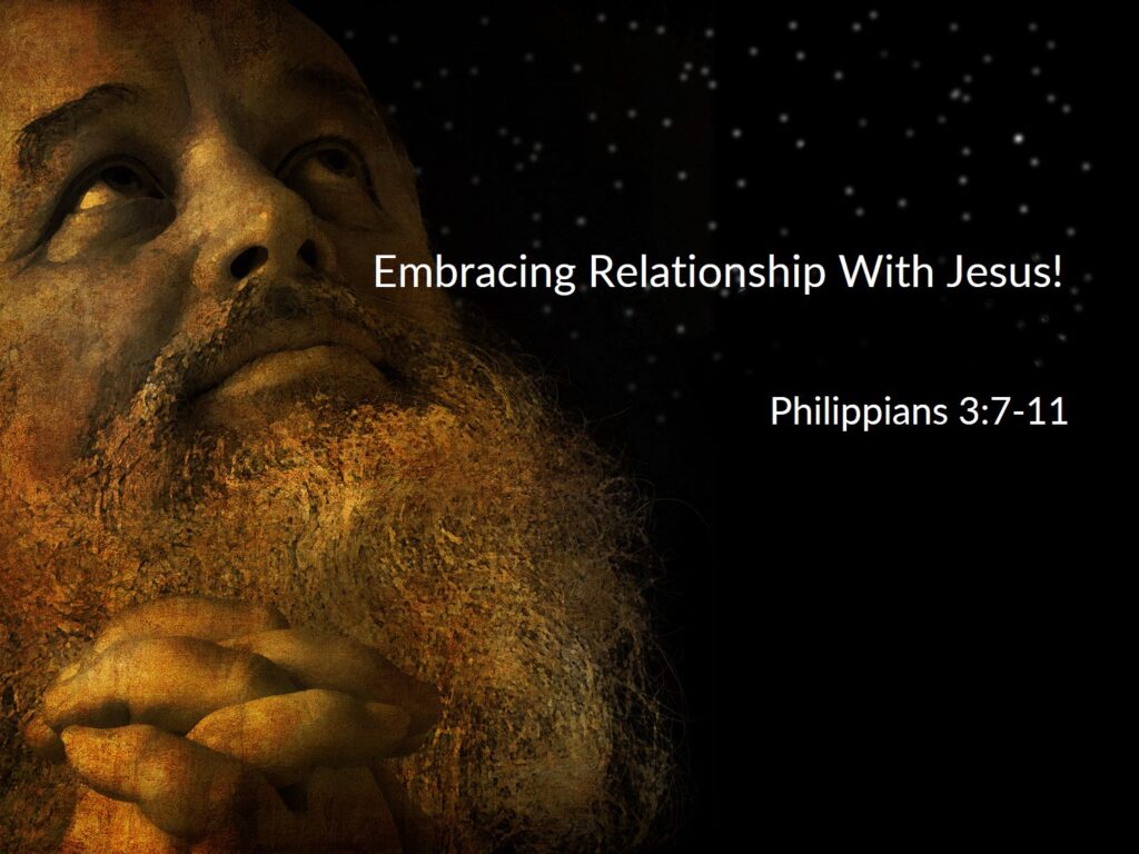 Embracing Relationship with Jesus