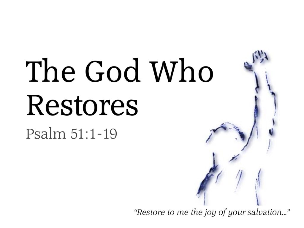 The God Who Restores